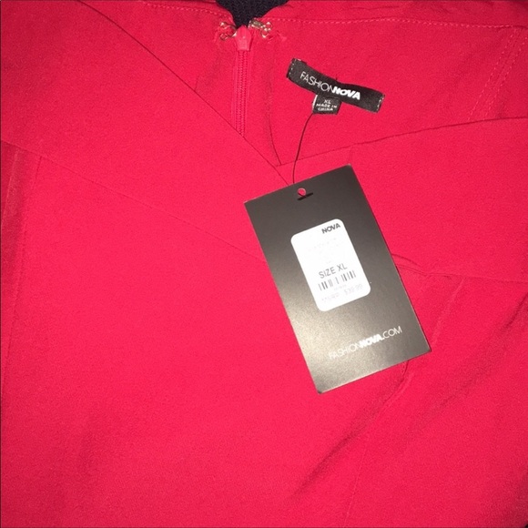 Fashion Nova Off the Shoulder Jumpsuit - Picture 4 of 5